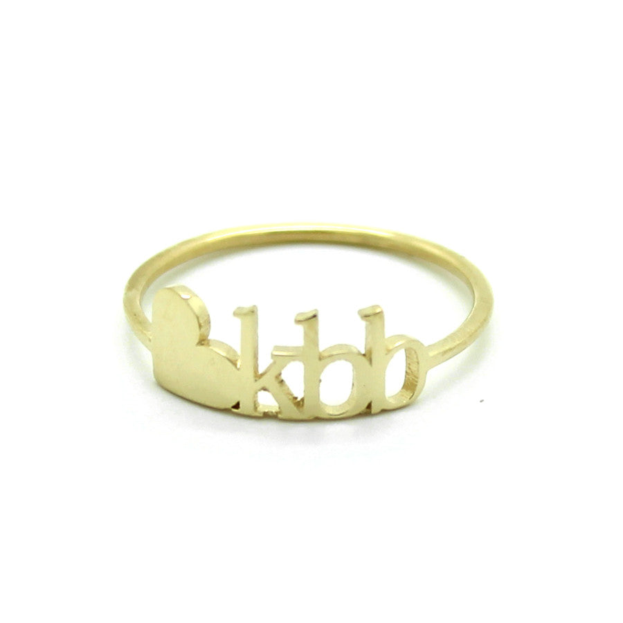 14K GOLD CLASSIC LOVE RING
