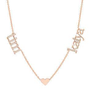 
            
                Load image into Gallery viewer, CUSTOM 2 NAME  NECKLACE
            
        