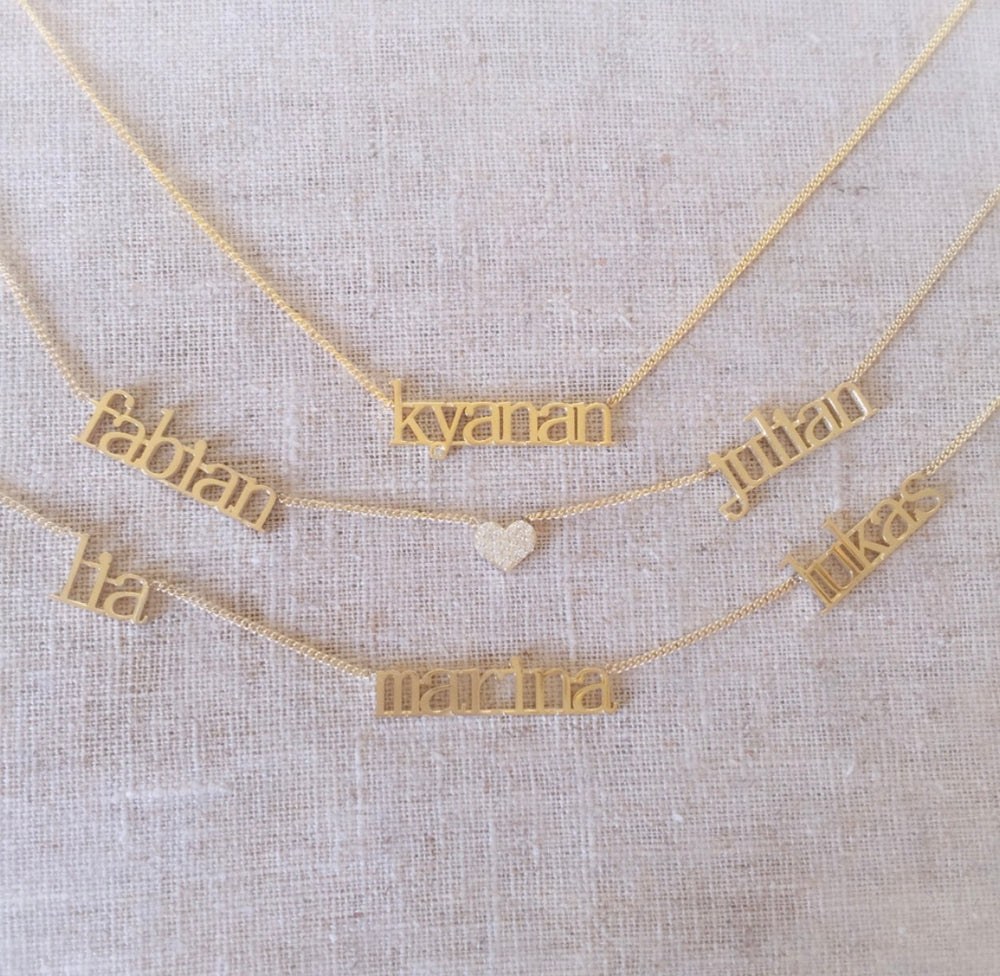 
            
                Load image into Gallery viewer, CUSTOM 2 NAME  NECKLACE
            
        