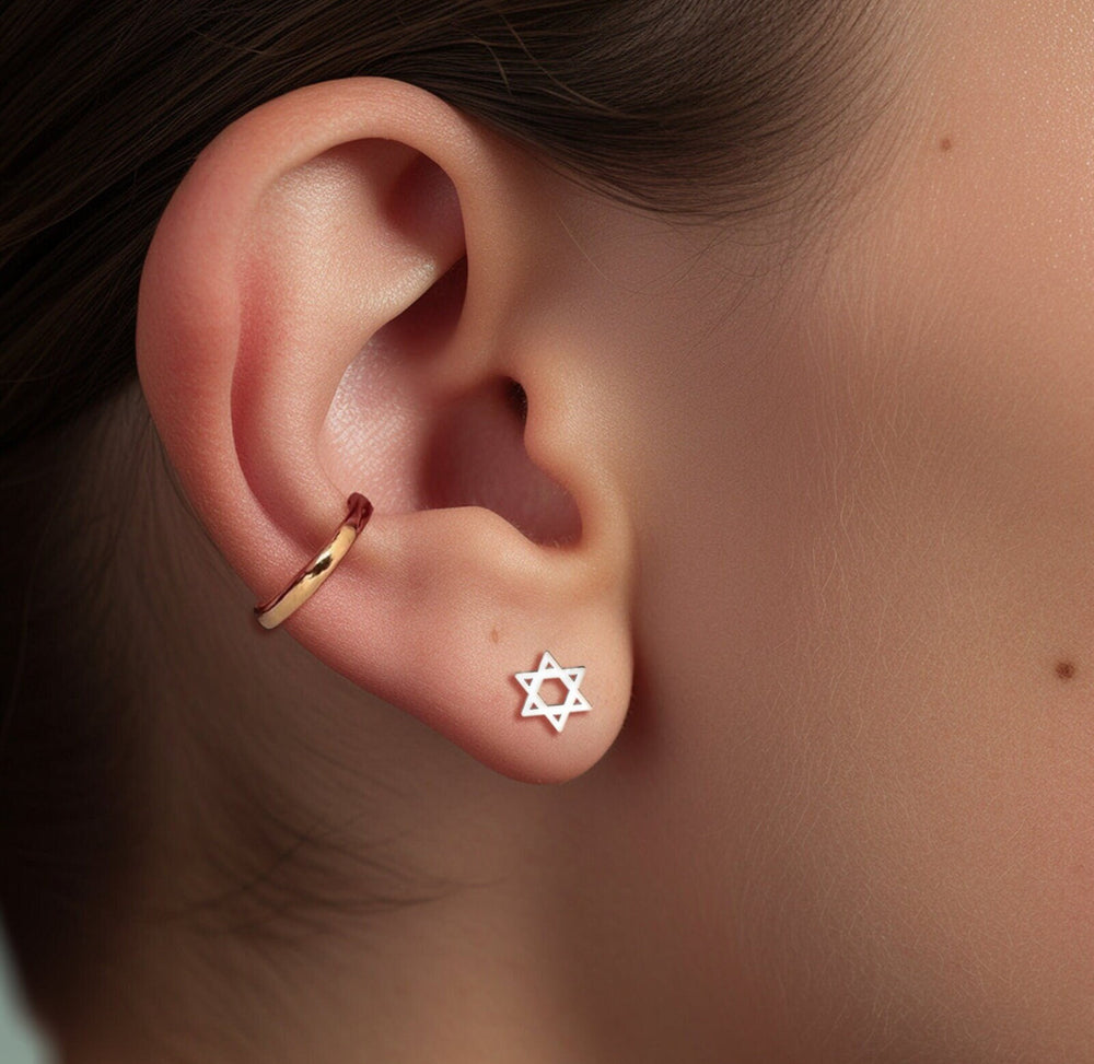 Star of David Stud earrings