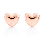 Mini Puffy Heart Earrings