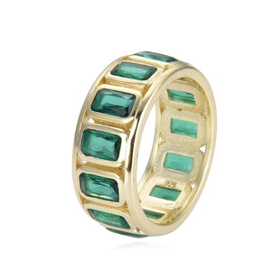 
            
                Load image into Gallery viewer, Emerald Cigar Ring
            
        