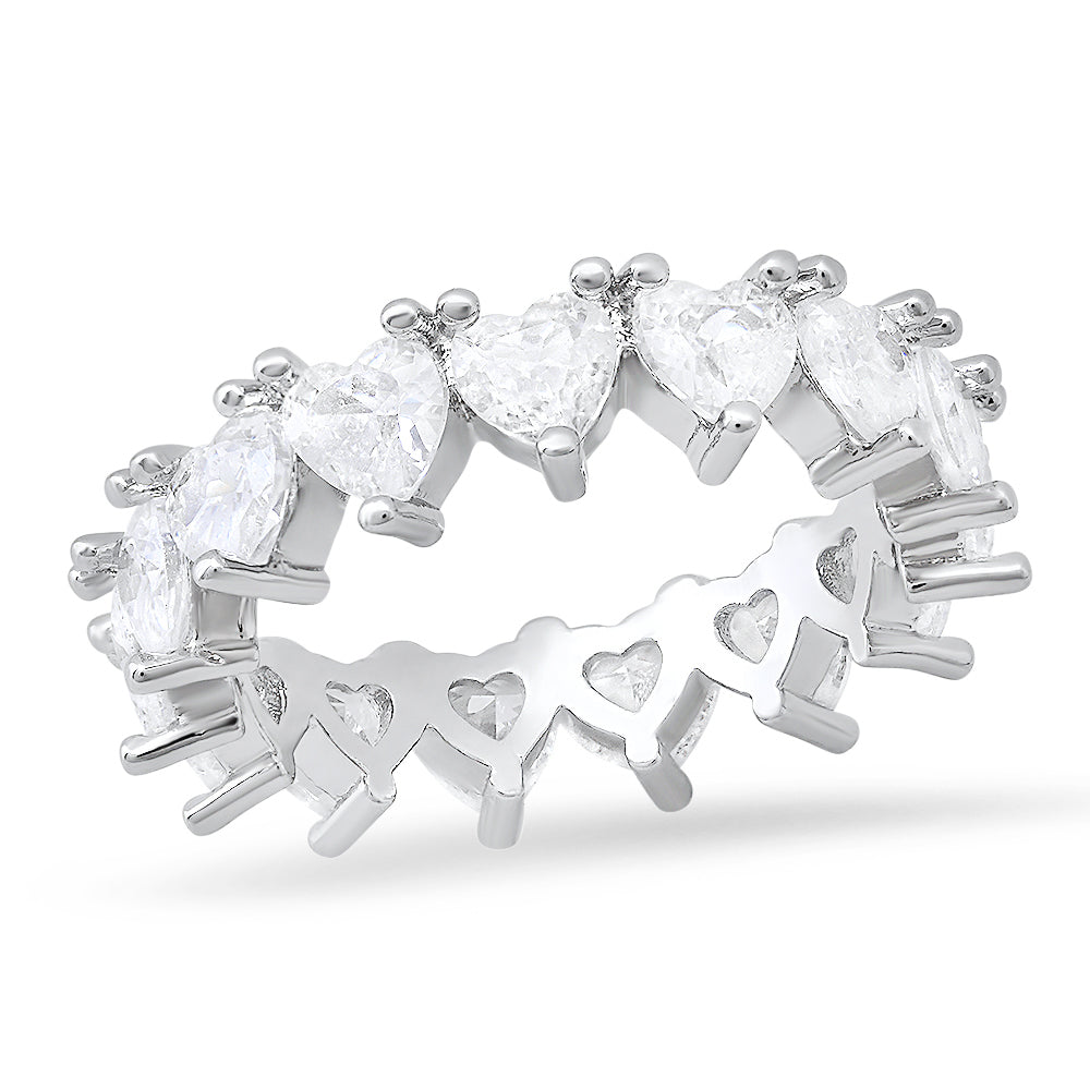 
            
                Load image into Gallery viewer, Heart Shape CZ Ring
            
        