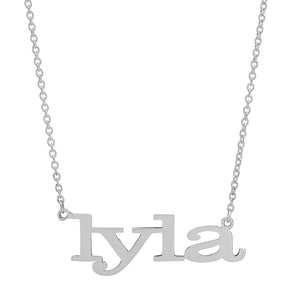 
            
                Load image into Gallery viewer, SOLID 14K GOLD NAME 4 LETTER NECKLACE
            
        