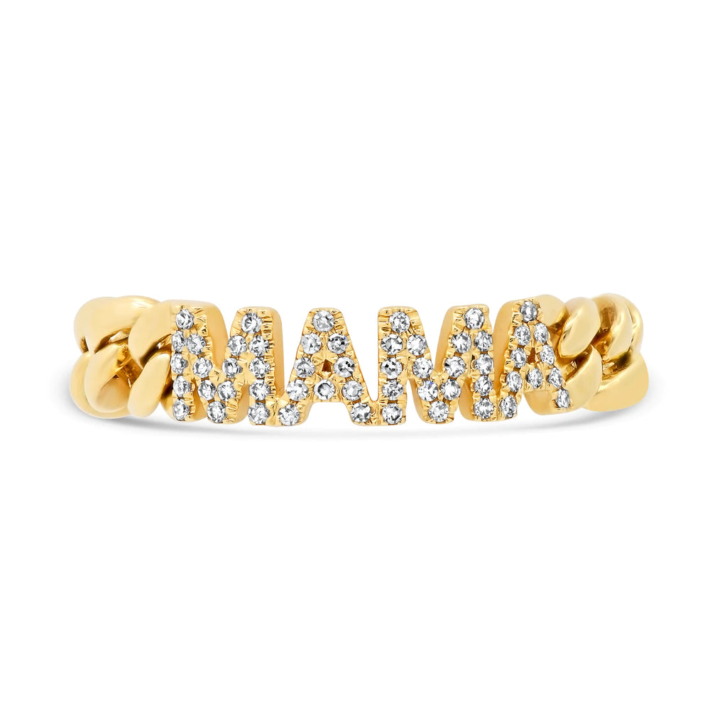 
            
                Load image into Gallery viewer, Cuban Link Mama Ring
            
        