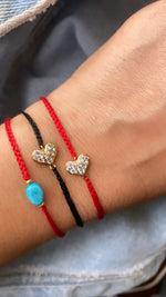 Puffy Heart Adjustable Bracelet