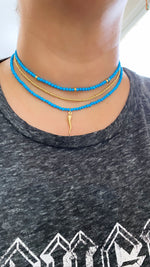 Turquoise Cornicello Necklace