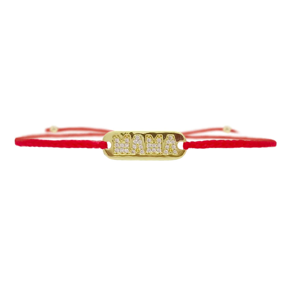 Red string mama bracelet