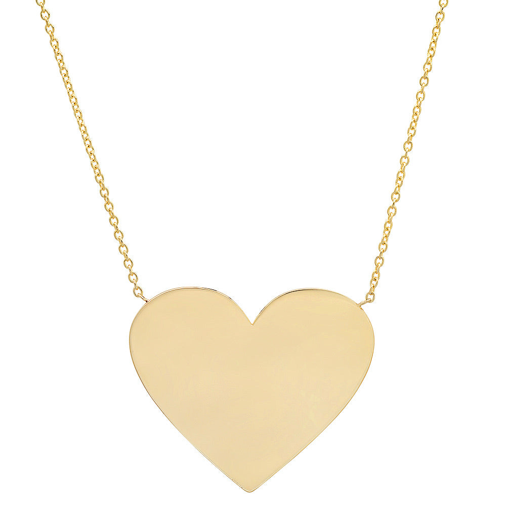 JUMBO HEART NECKLACE – G.ROCK L.A JUMBO HEART NECKLACE – G.ROCK L.A